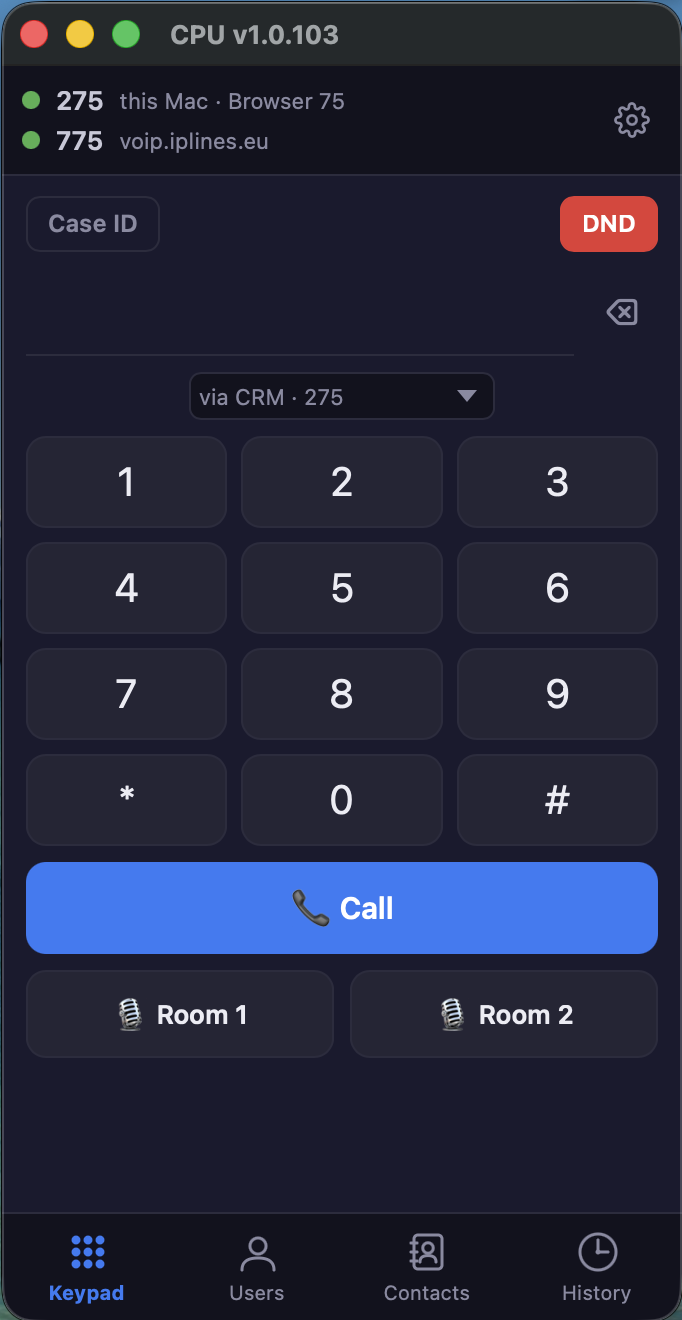 CPU Phone — cpu phone screen in Quark
